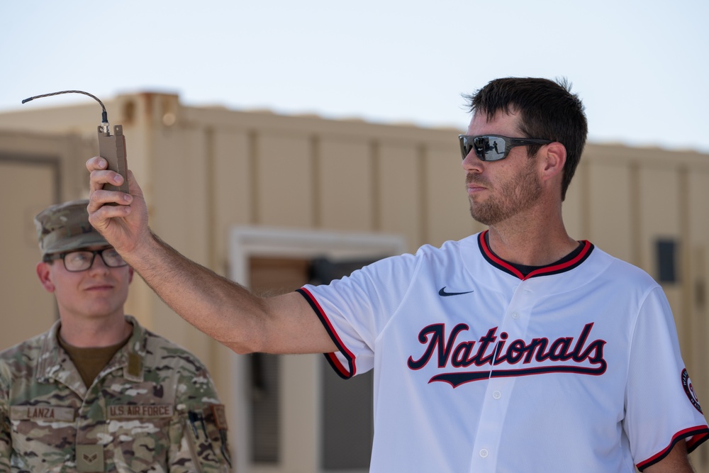 The Washington Nationals take part in EOD demonstration