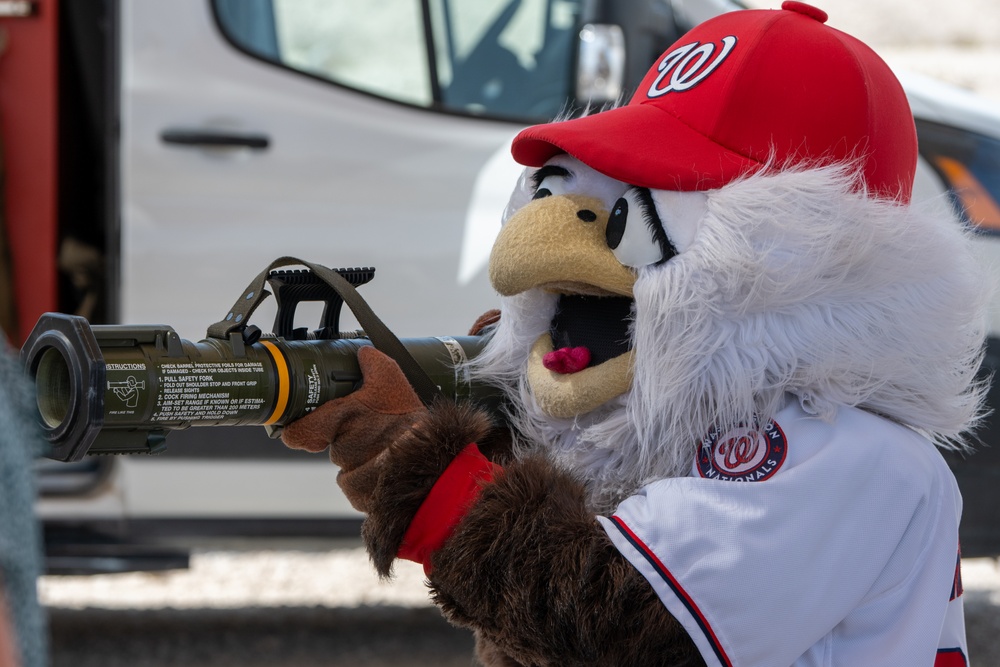 The Washington Nationals take part in EOD demonstration