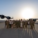 Service members meet with the Washington Nationals