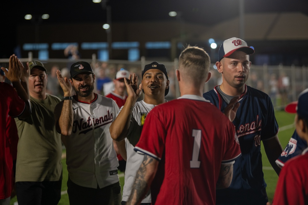 The Washington Nationals host Army vs. Air Force softball game