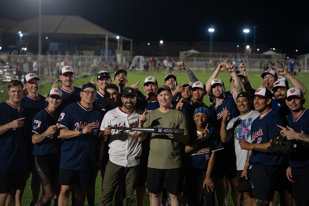 The Washington Nationals host Army vs. Air Force softball game