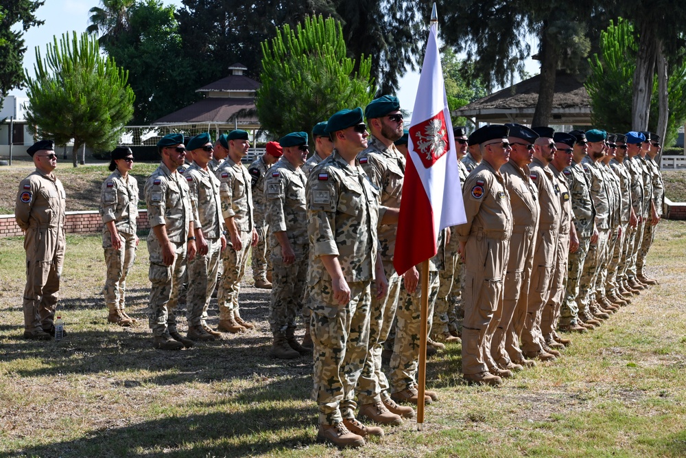 Polish Military Contingent change of command