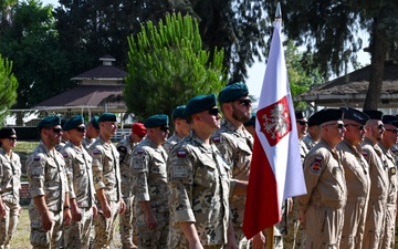 Polish Military Contingent change of command