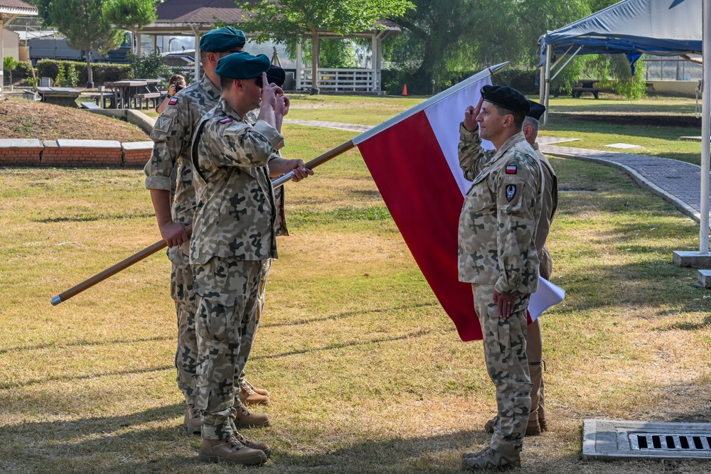 Polish Military Contingent change of command