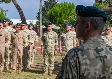 Polish Military Contingent change of command