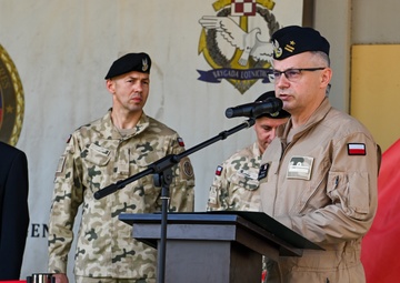 Polish Military Contingent change of command