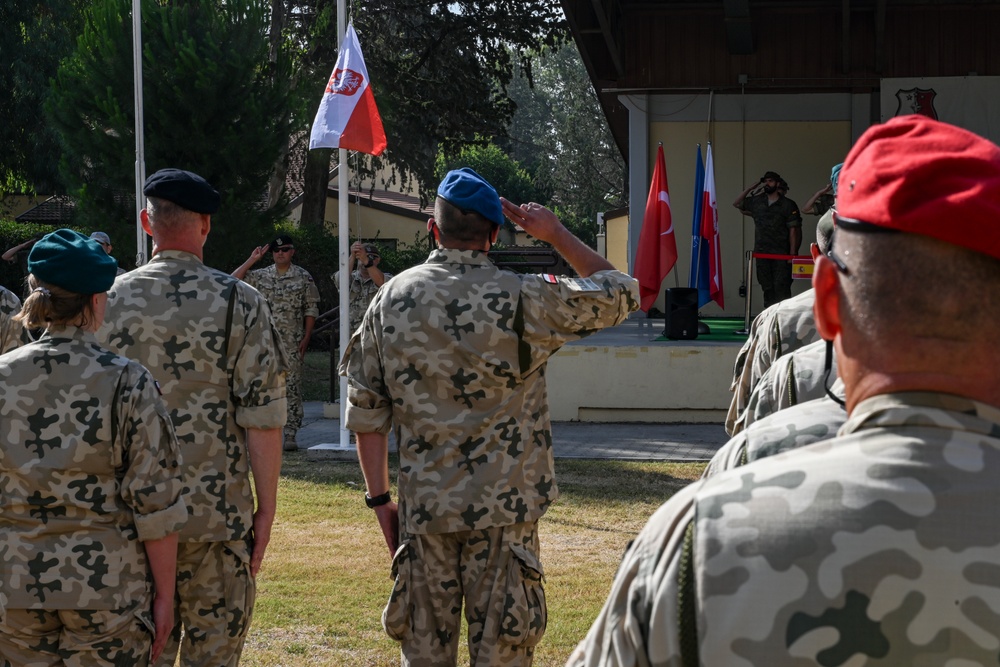 Polish Military Contingent change of command