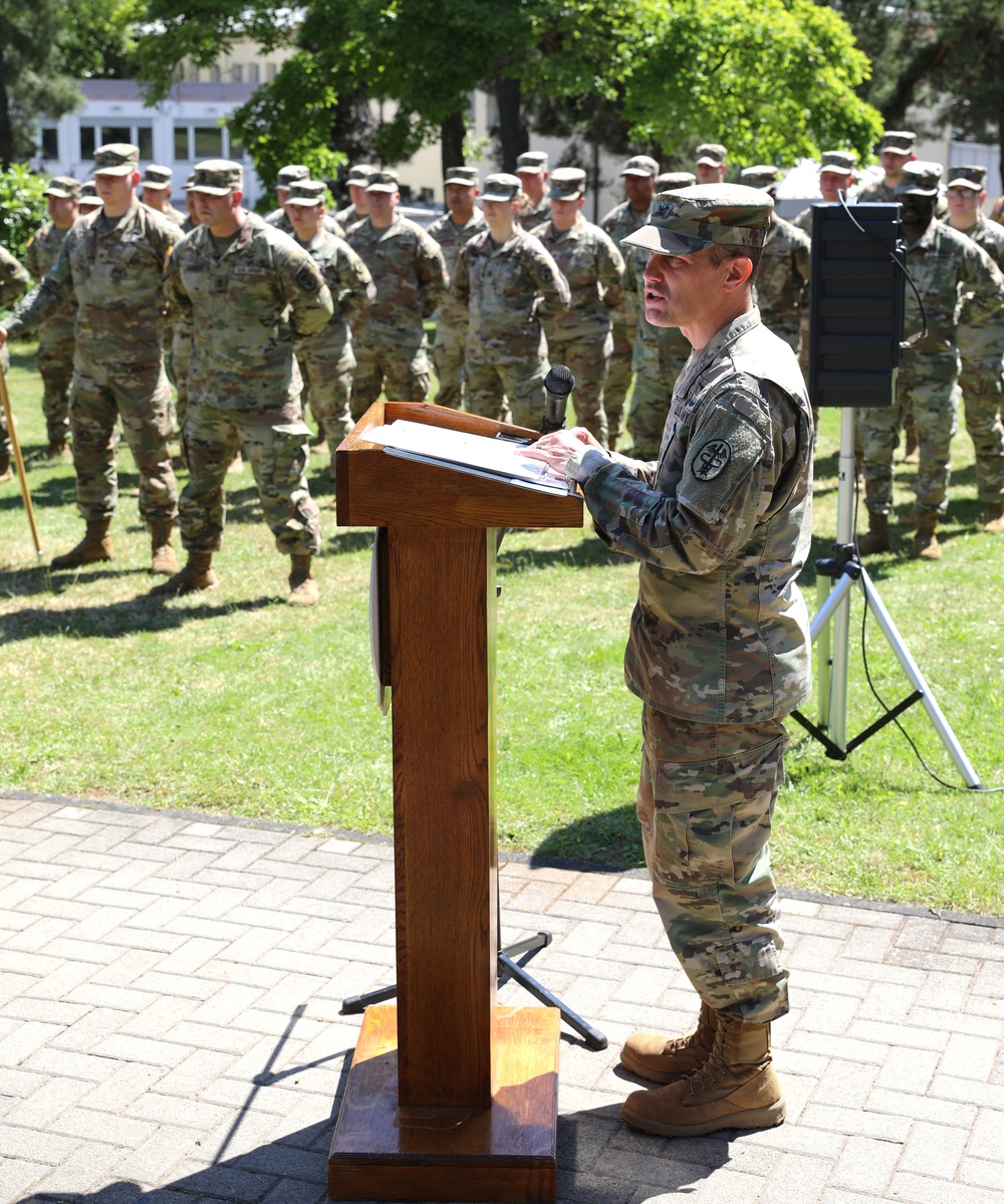 7451th Medical Operational Readiness Unit takes charge of Deployed Warrior Medical Management Center (DWMMC)