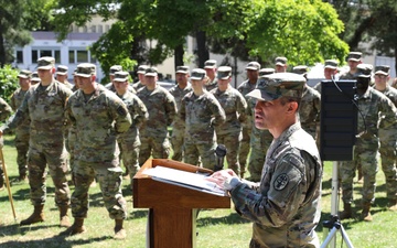 7451th Medical Operational Readiness Unit takes charge of Deployed Warrior Medical Management Center (DWMMC)