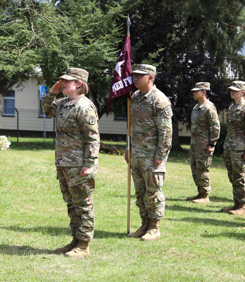 7451st Medical Operational Readiness Unit takes charge of Deployed Warrior Medical Management Center (DWMMC)