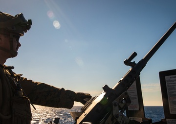 USS New York transits through the Strait of Gibraltar