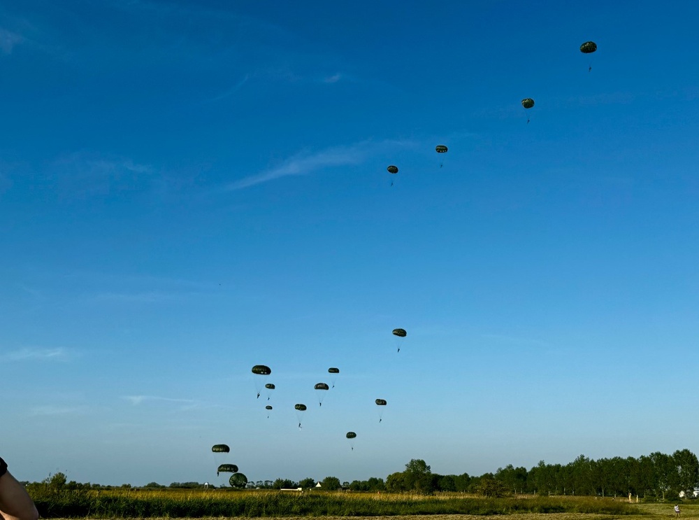 ‘It was just awesome’: JMC’s Hinnant parachutes during 80th anniversary of D-Day