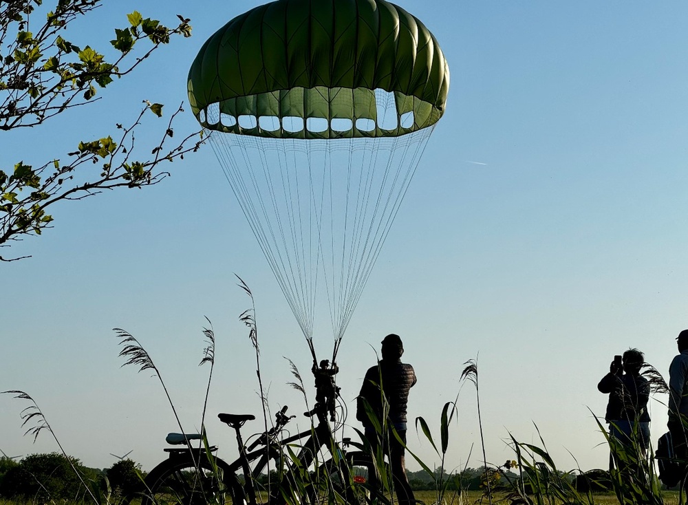 ‘It was just awesome’: JMC’s Hinnant parachutes during 80th anniversary of D-Day