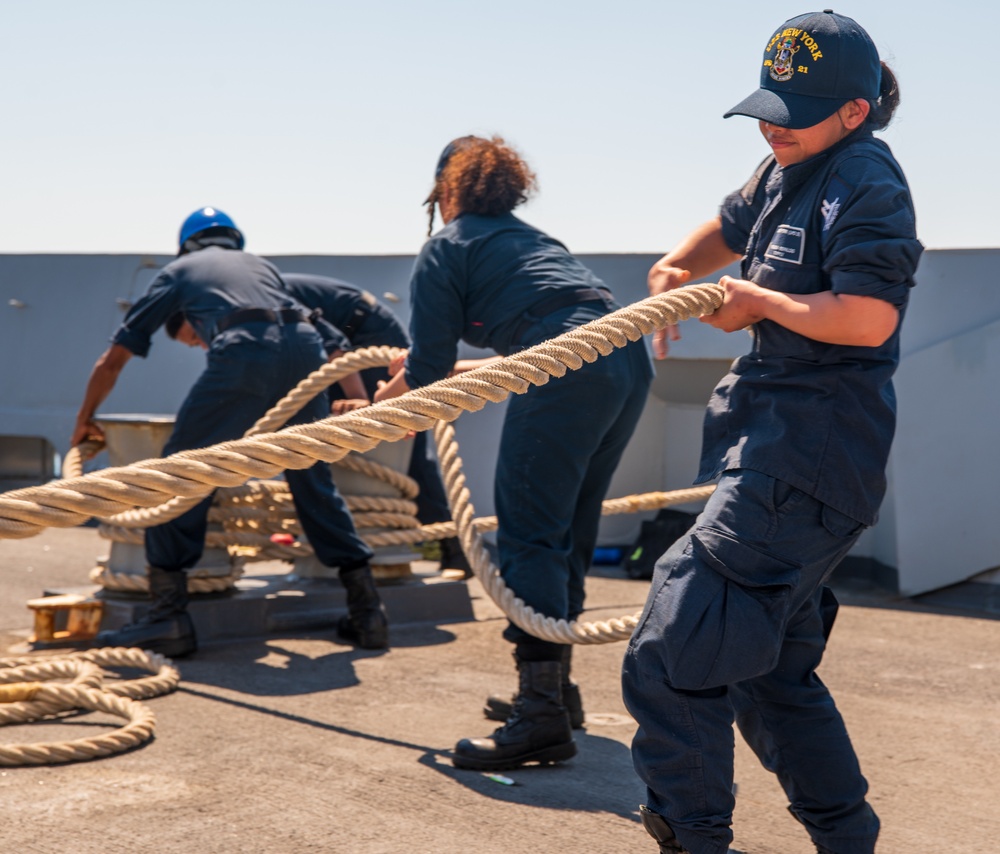 USS New York Arrive in Corfu, Greece for Port Visit