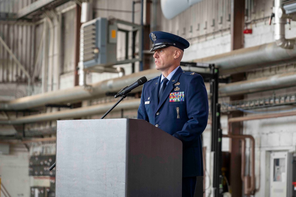 52nd MMG change of command ceremony