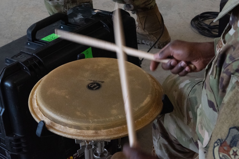 AFCENT band spreads morale through music