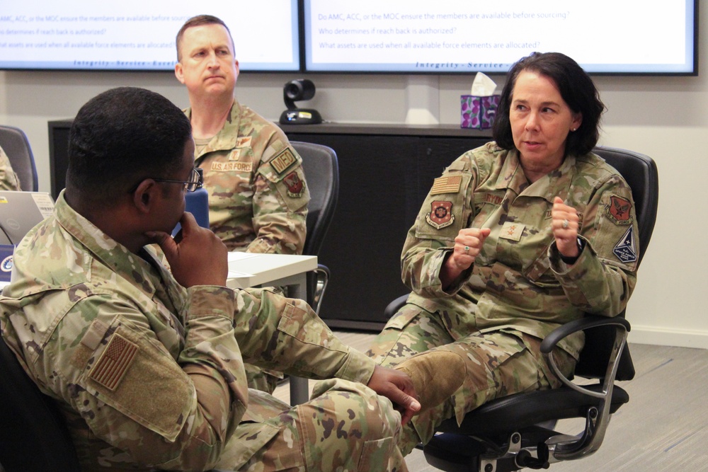 Air Force medical leadership discuss the future of AFMEDCOM in readiness tabletop exercise