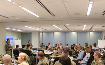 Air Force medical leadership discuss the future of AFMEDCOM in readiness tabletop exercise