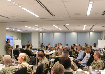 Air Force medical leadership discuss the future of AFMEDCOM in readiness tabletop exercise