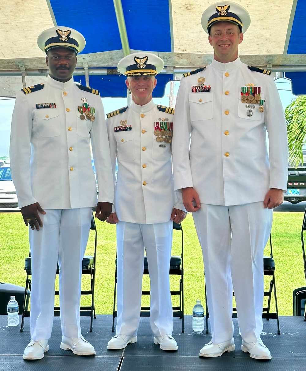 Coast Guard Cutter William Trump holds change of command ceremony