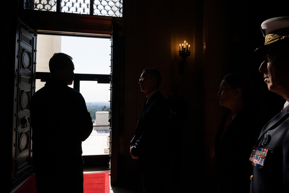 NATO Secretary-General Jens Stoltenberg Visits Arlington National Cemetery