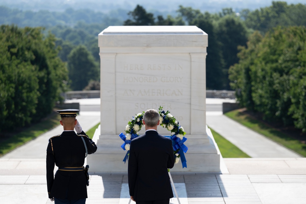 NATO Secretary-General Jens Stoltenberg Visits Arlington National Cemetery