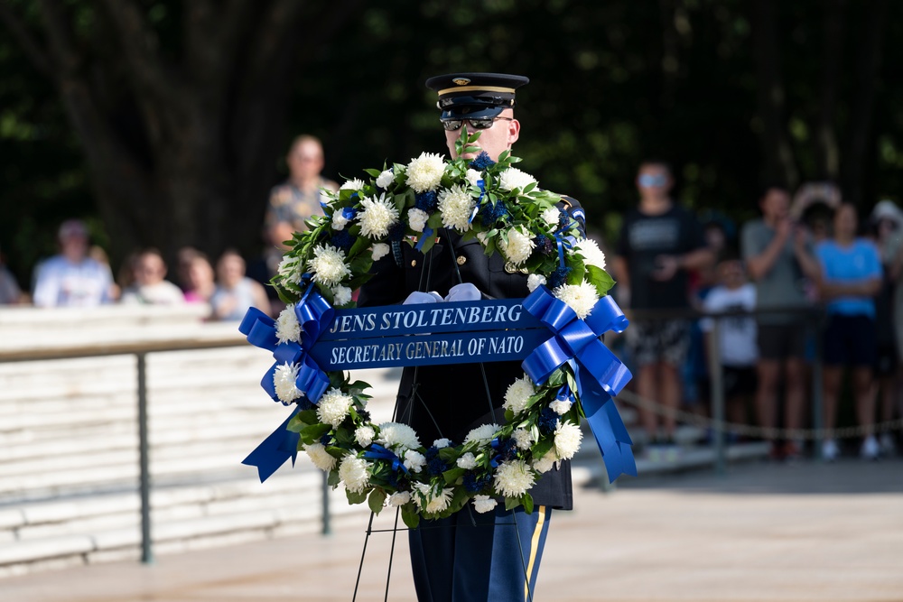 NATO Secretary-General Jens Stoltenberg Visits Arlington National Cemetery