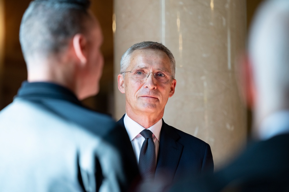 NATO Secretary-General Jens Stoltenberg Visits Arlington National Cemetery