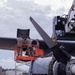 Maintenance Airmen replace C-130 Hercules aircraft engine