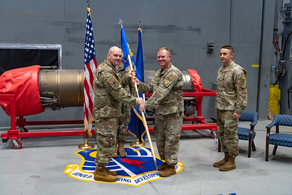 Thomas takes command of 717th Test Squadron