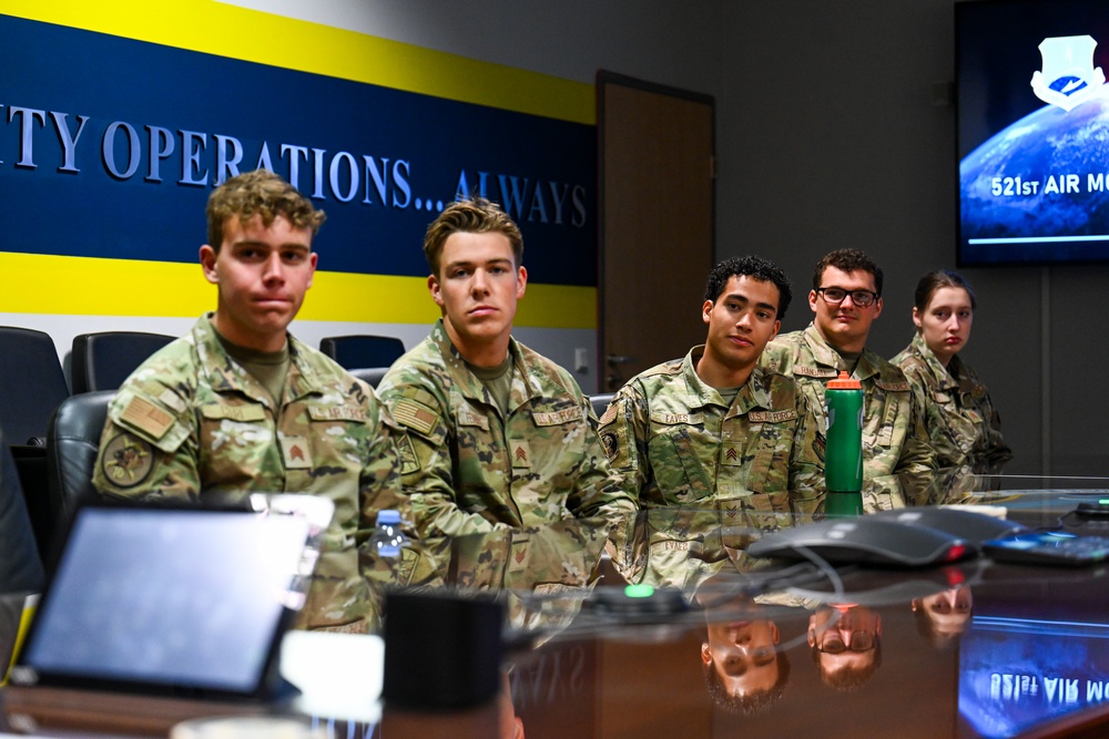 USAFA Cadets visit 521 AMOW during summertime Operations Air Force Program