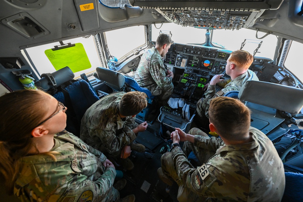 USAFA Cadets visit 521 AMOW during summertime Operations Air Force Program