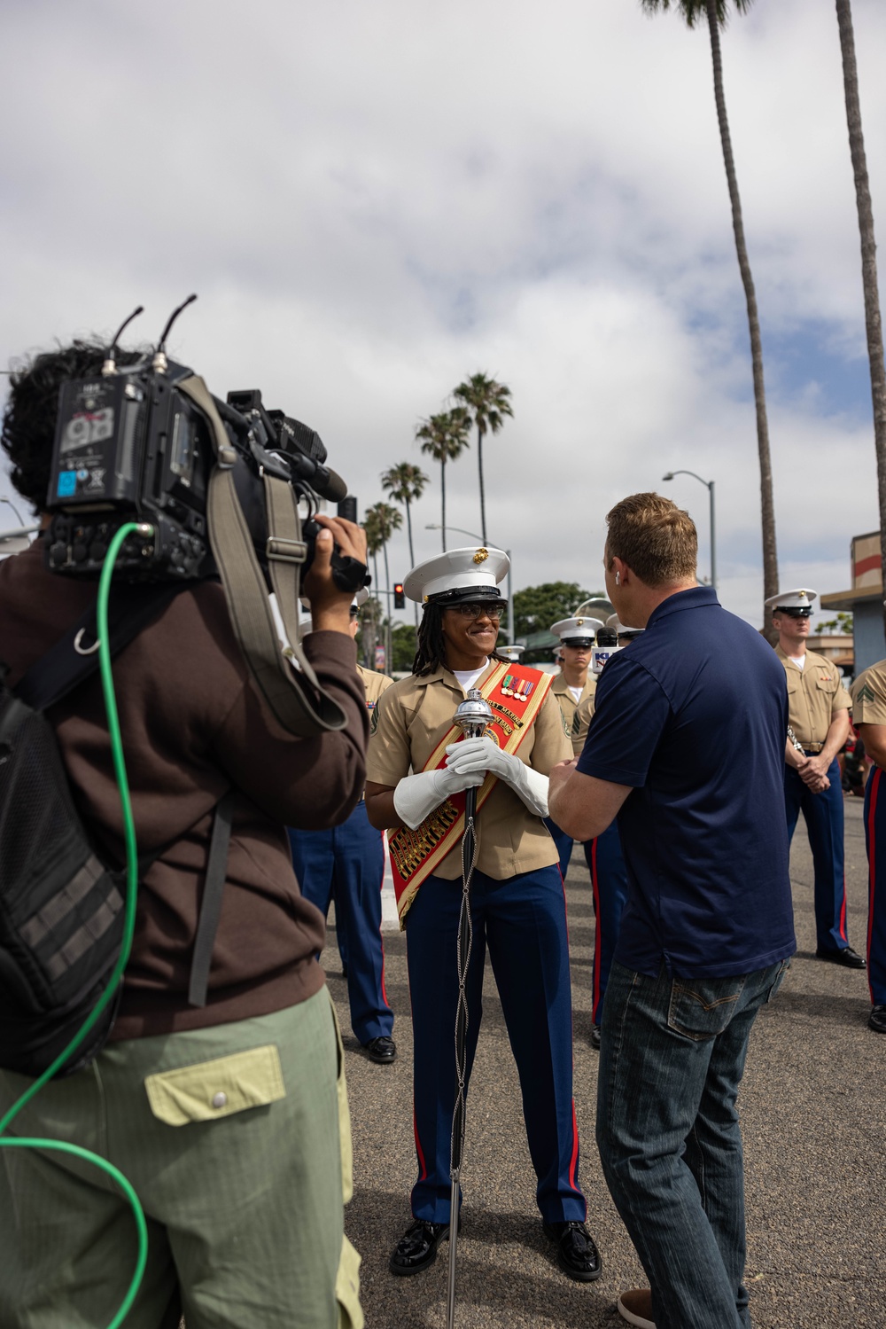 1st MARDIV Band performs in Oceanside Independence Parade