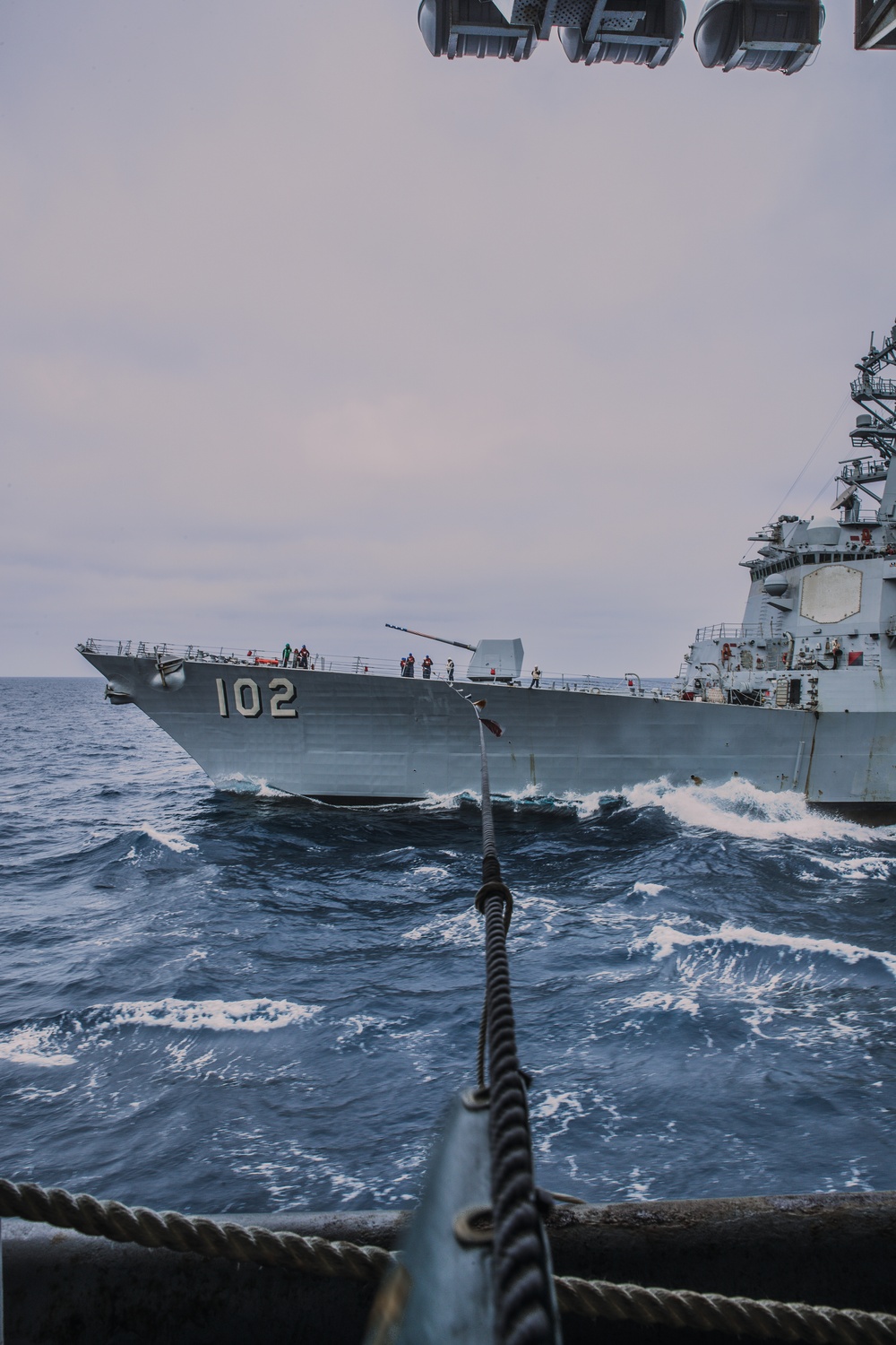 George Washington conducts Replenishment at Sea