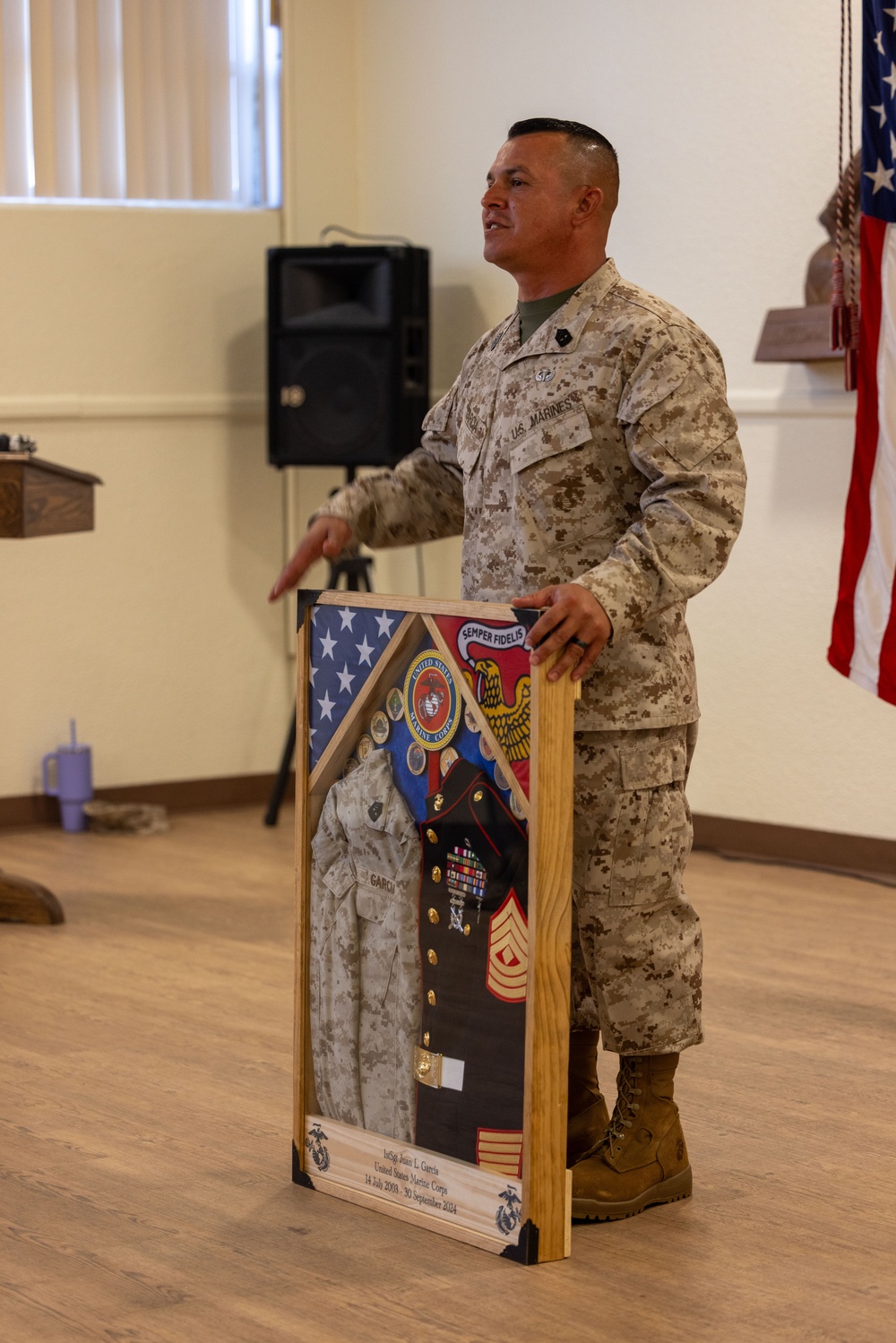 1st Sgt. Juan Garcia retires after 21 years of service