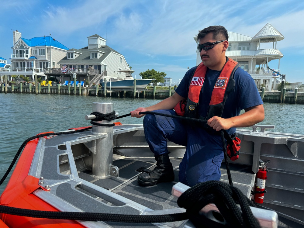 U.S. Coast Guard Station Ocean City conducts towing training