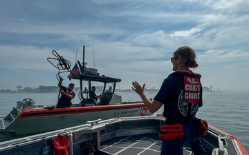 U.S. Coast Guard Station Ocean City conducts towing training