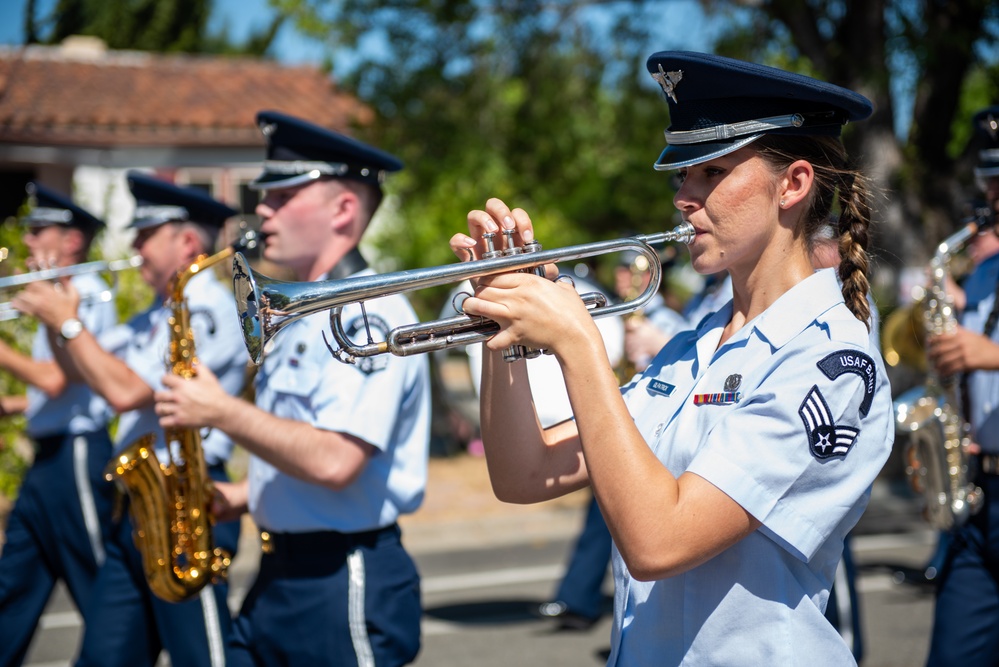 Band of the Golden West participates in 2024 Independence Day parade