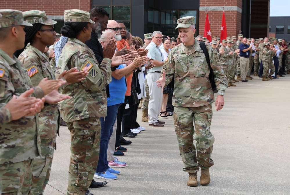 Lt. Gen. Douglas Stitt HRC sendoff