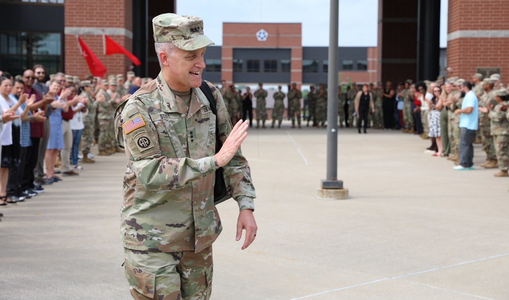 Lt. Gen. Douglas Stitt HRC sendoff