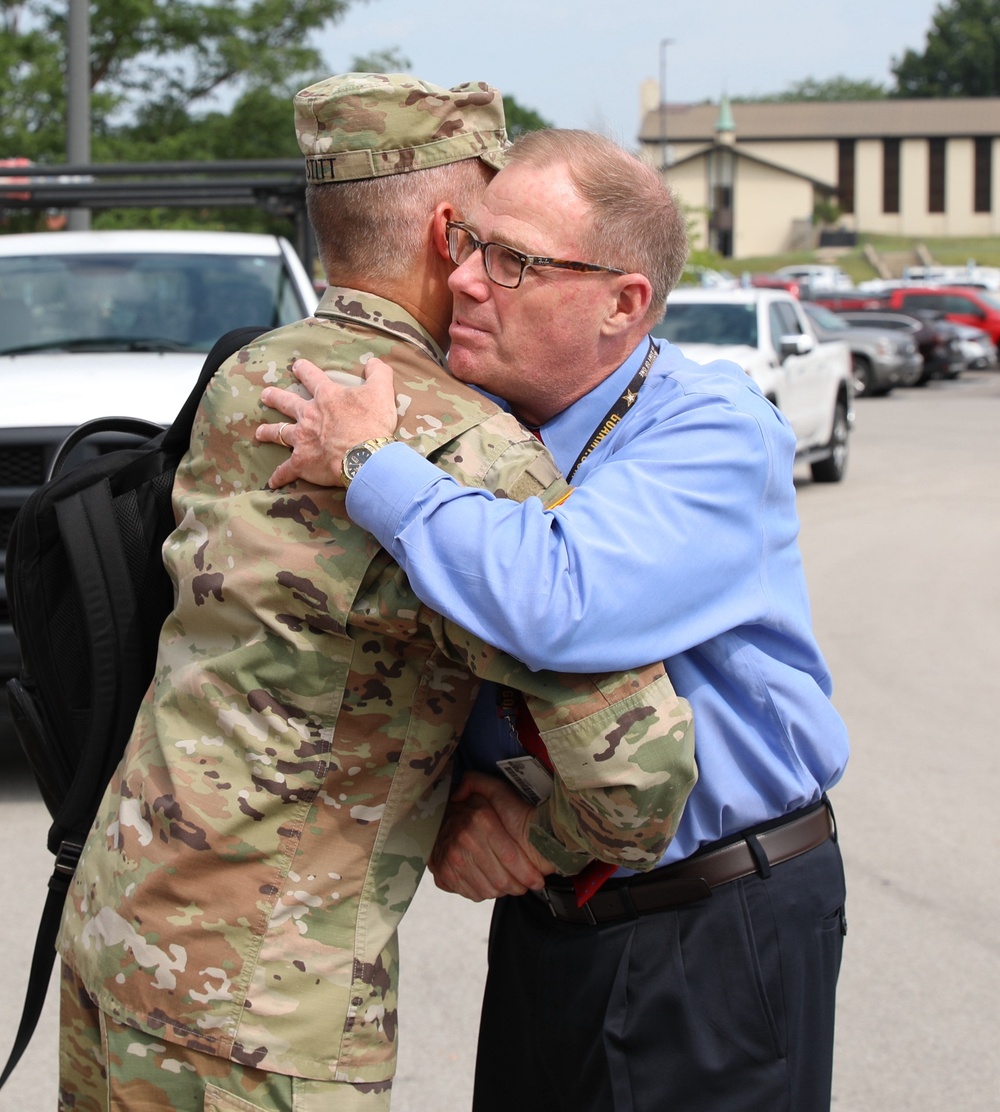 Lt. Gen. Douglas Stitt HRC sendoff