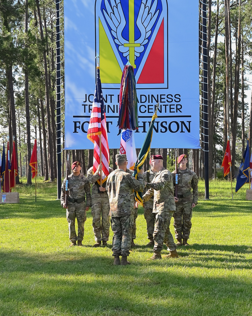 Fort Johnson Commanding General Relinquishment of Command