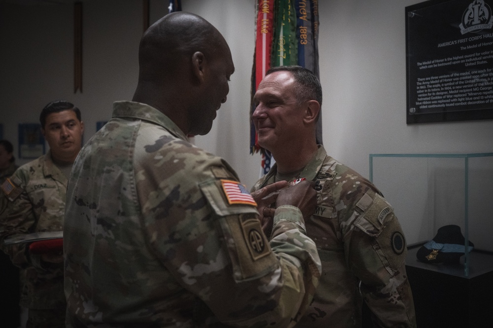 I Corps CSM Shawn Carns Awarded Distinguished Service Medal