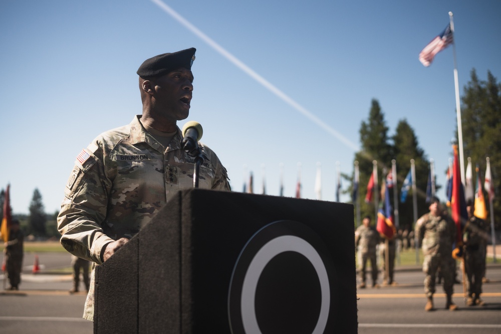 I Corps Change of Responsibility Ceremony