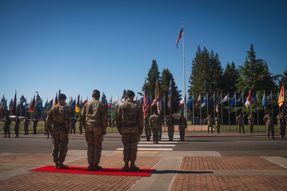 I Corps Change of Responsibility Ceremony