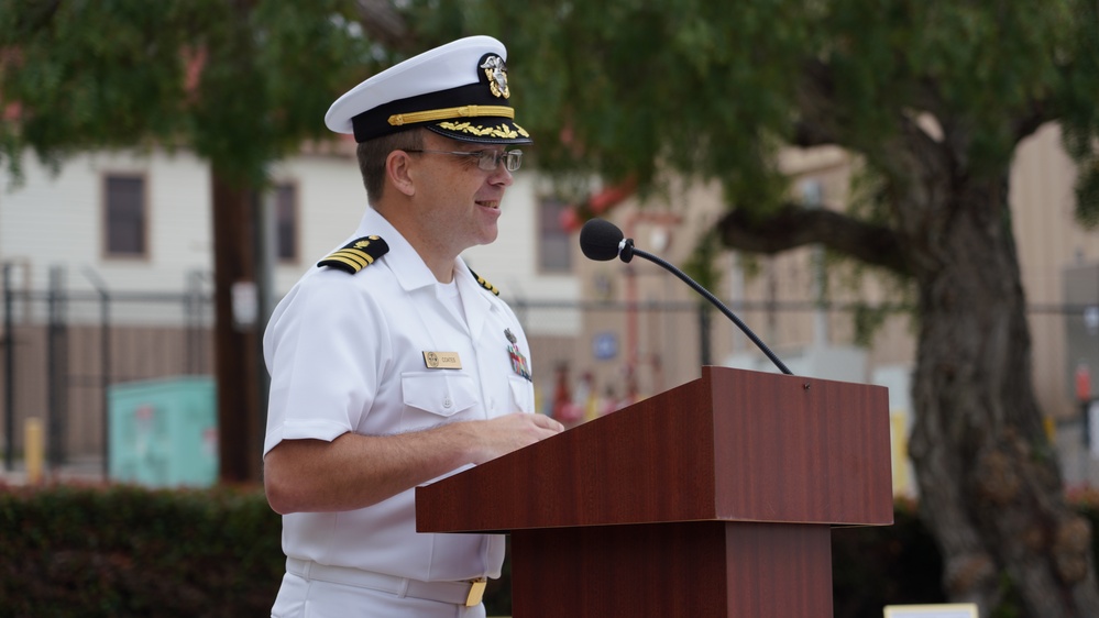 Cmdr. Hunter Coates Promotion