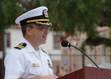 Cmdr. Hunter Coates Promotion