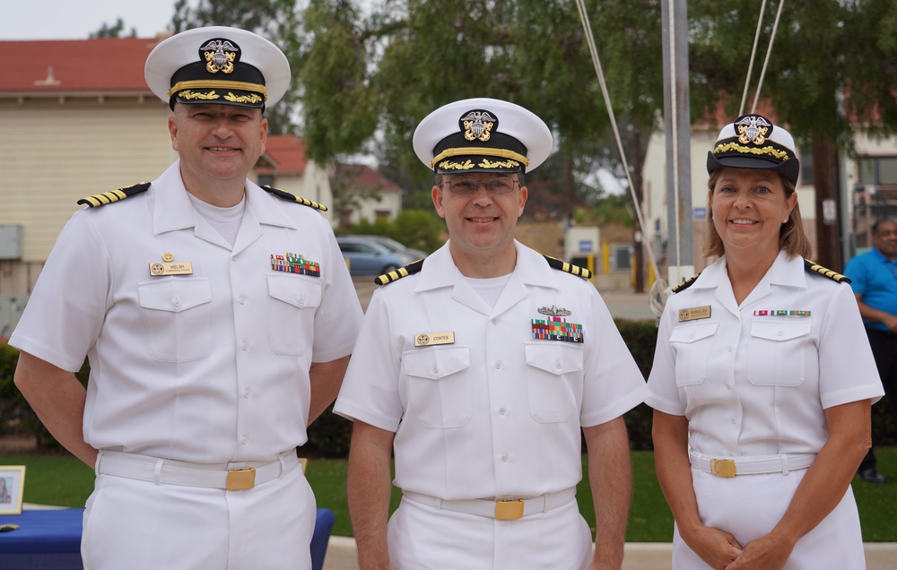 Cmdr. Hunter Coates Promotion