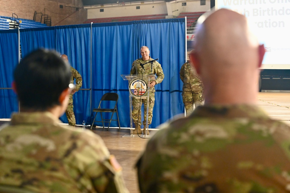 D.C. National Guard celebrates 106th Army Warrant Officer Corps birthday