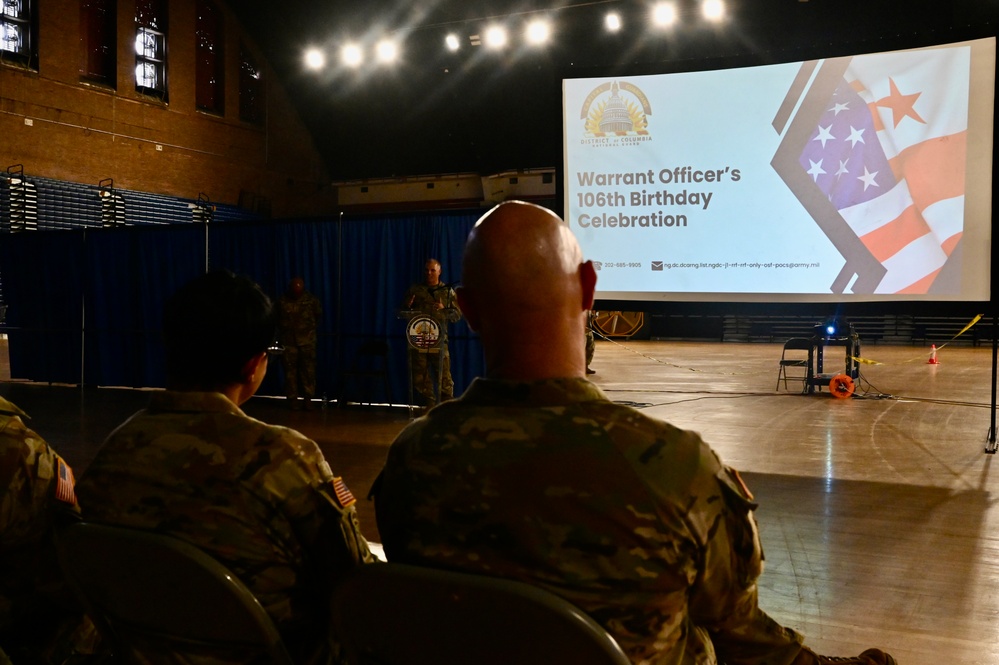 D.C. National Guard celebrates 106th Army Warrant Officer Corps birthday